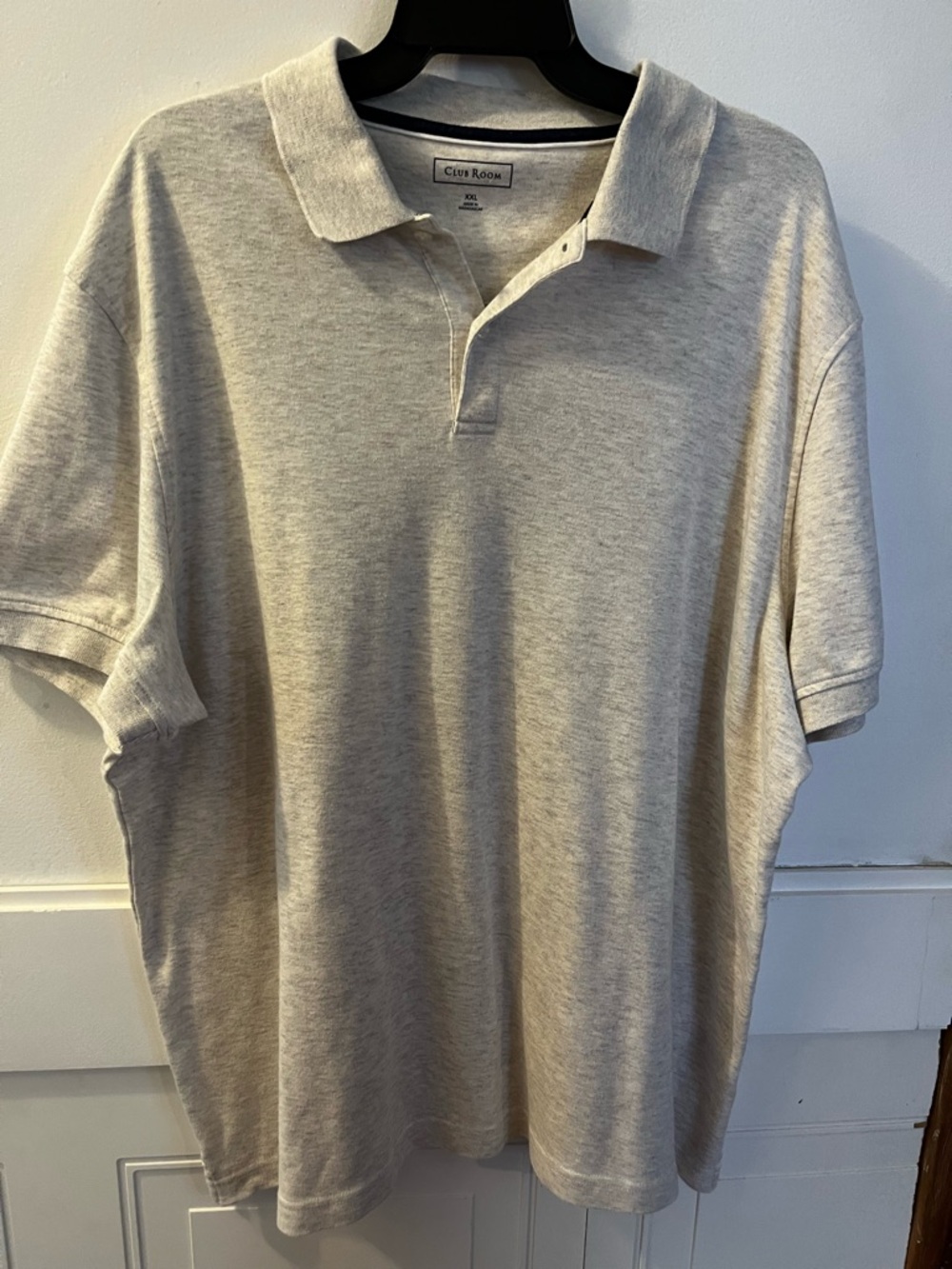 Club Room Light Beige Men's Polo Shirt